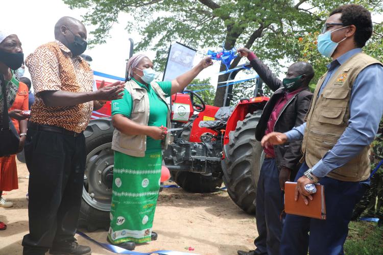 Changu Cooperative Tractor Handover Ceremony